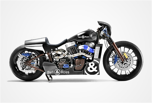 BELL ROSS X HARLEY DAVIDSON NASCAFE RACER MOTORBIKE Image