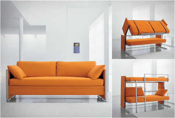 Transfurniture: Couch Turns Into Bunk Bed