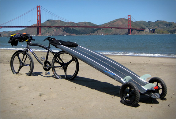 PADDLE AND SURFBOARD TRAILER