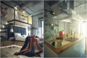 INDUSTRIAL BACHELOR LOFT | BY MAXIM ZHUKOV