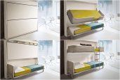 PULL-DOWN BUNK BED | BY GIULIO MANZONI