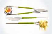 TWIN ONE CUTLERY | BY LEKUE