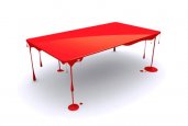 PAINT DRIP TABLE | BY JOHN NOUANESING