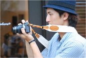 ROBERU LEATHER & CANVAS CAMERA STRAP