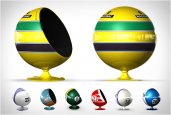 MOTORSPORT TRIBUTE EGG CHAIRS