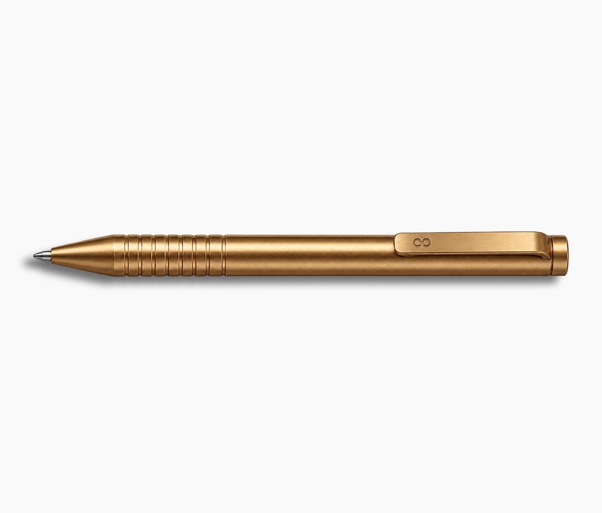 Everyman Grafton Brass Mini Twist Pen