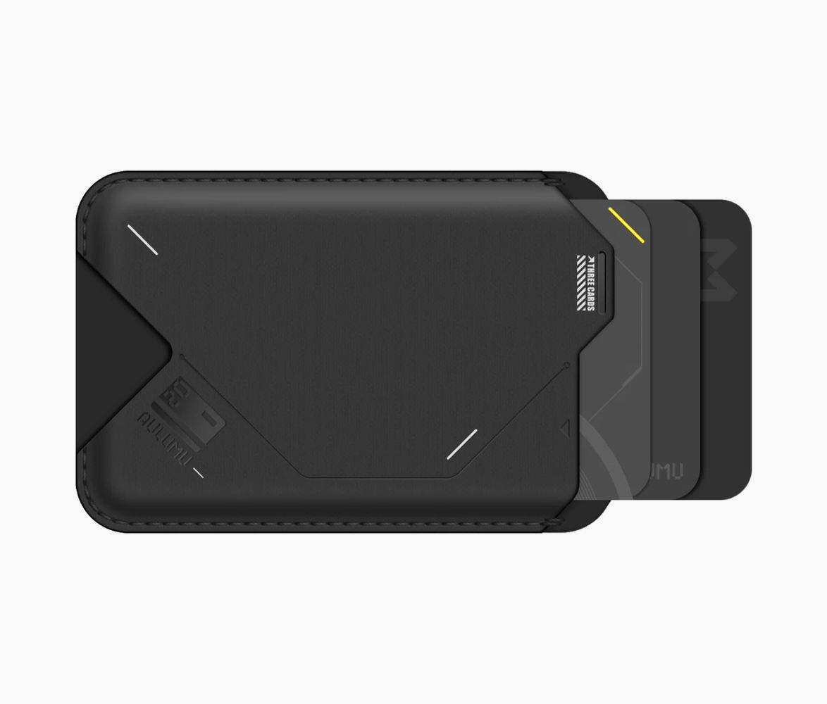 Aulumu manyetik cüzdan ve telefon standı