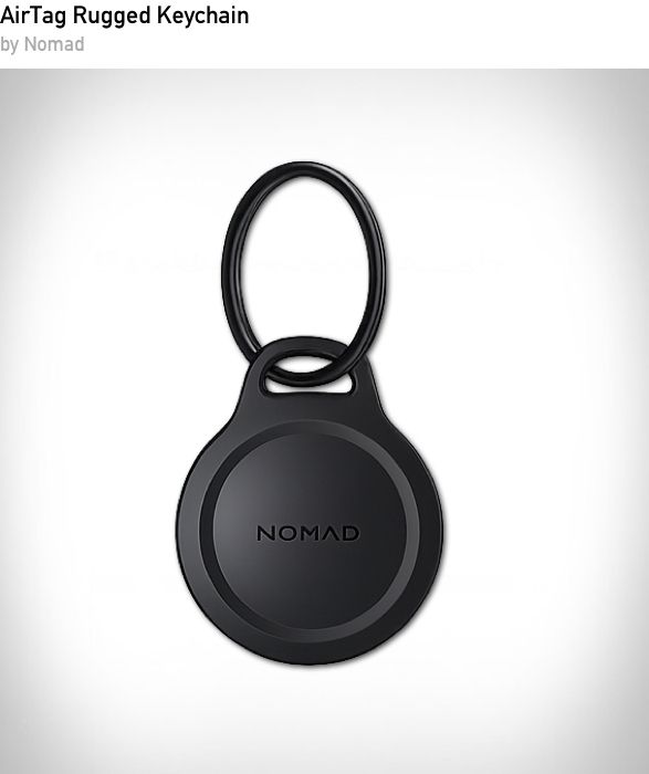 nomad airtag keychain