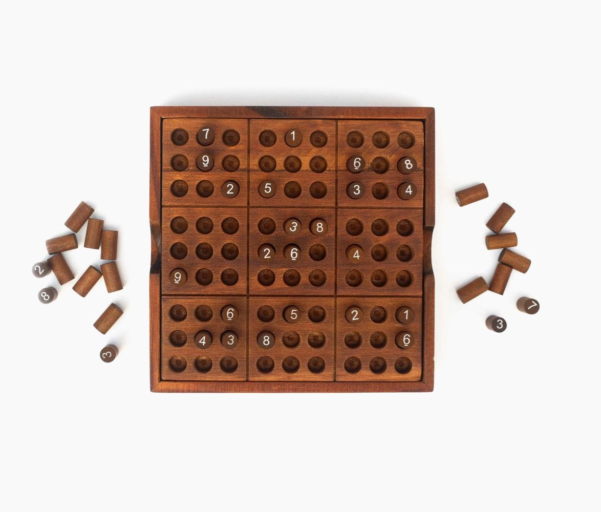 Iron & Glory Wooden Sudoku
