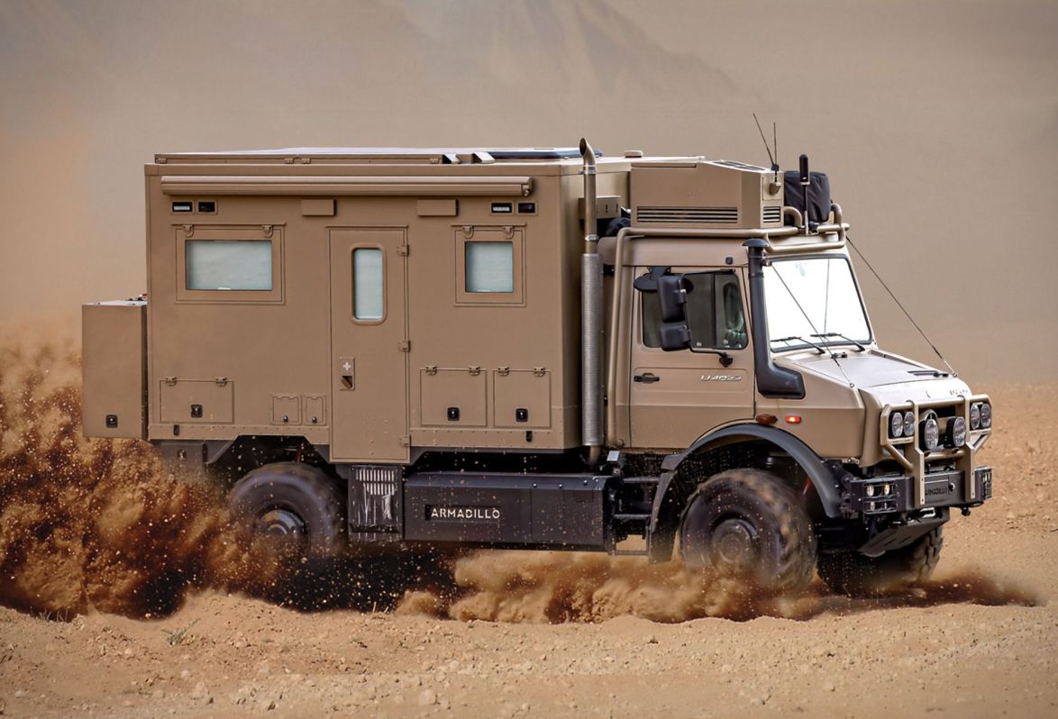 Armadillo Crawler Unimog camper van