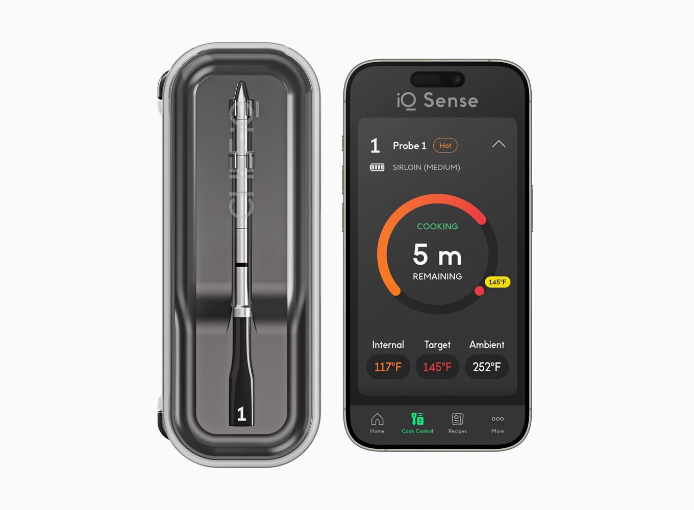 SMART WIRELESS MEAT THERMOMETER - Image