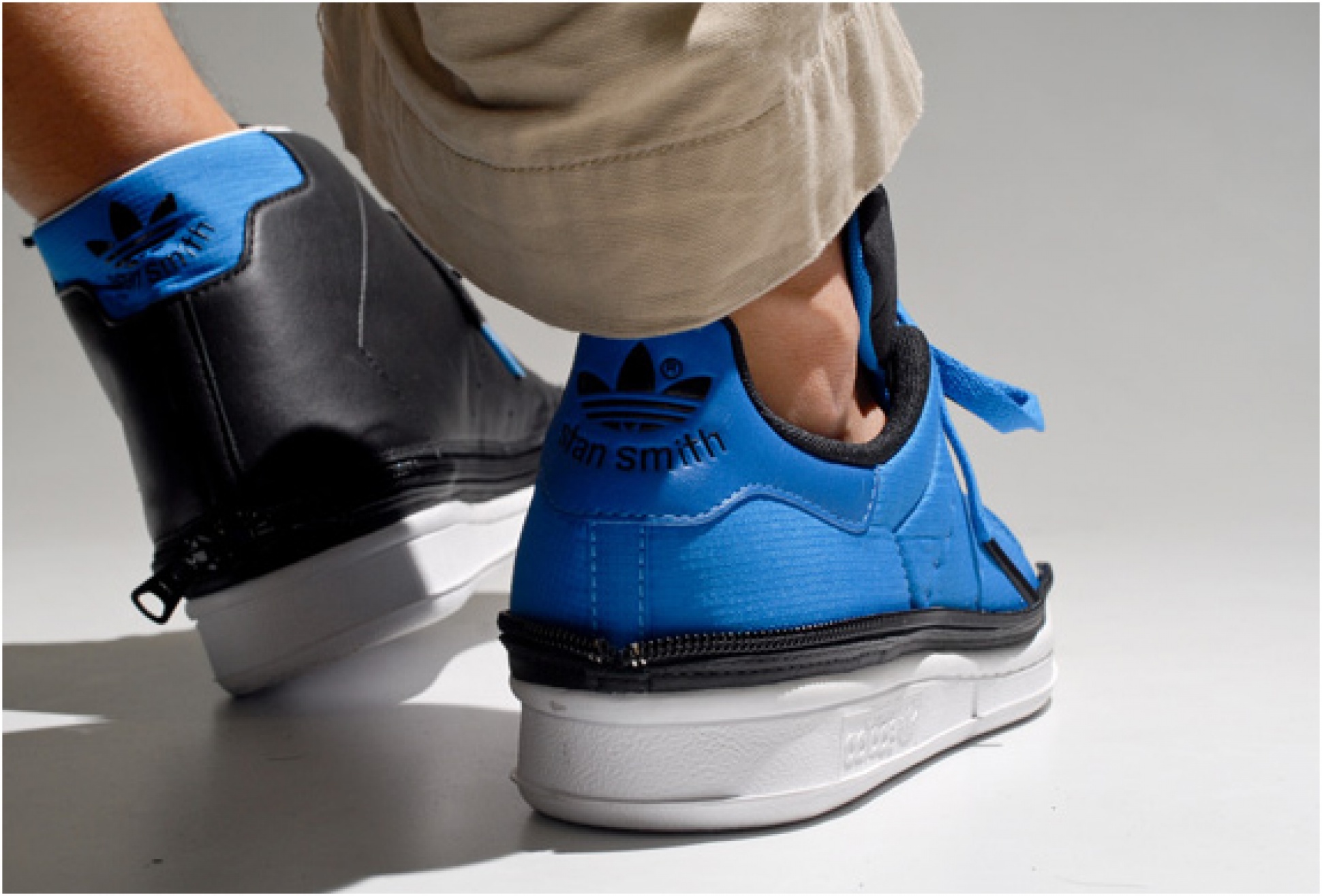 Stan smith black blue deals