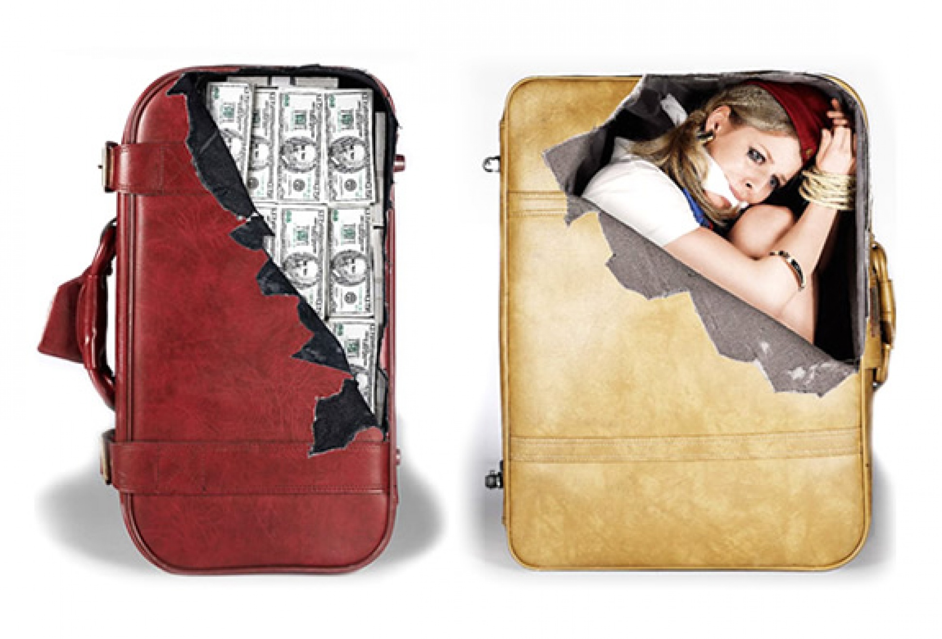 Crazy Suitcase Stickers | Image