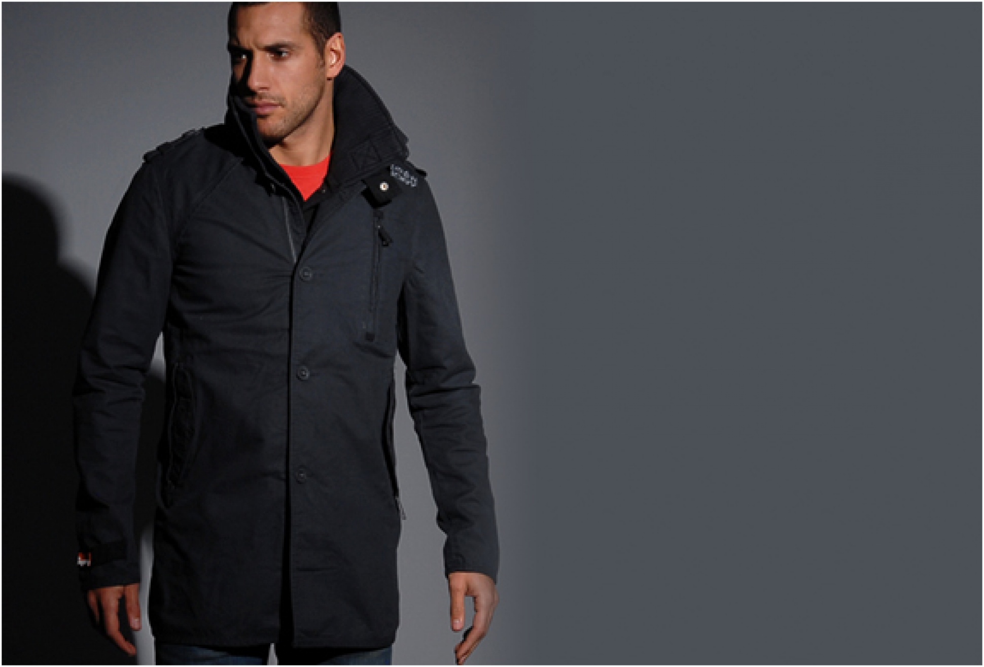 Superdry trench coat store