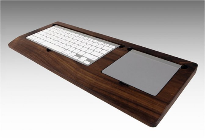 BLACK WALNUT KEYBOARD TRAY | BY COMBINE - Image