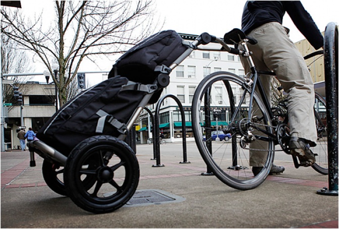 BURNLEY TRAVOY BIKE COMMUTER TRAILER - Image