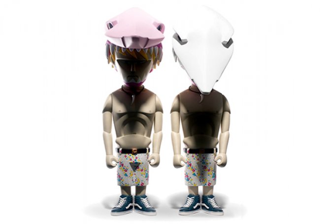 COARSE TOYS | JAWS LOSER BLUSH & WHITE - Image