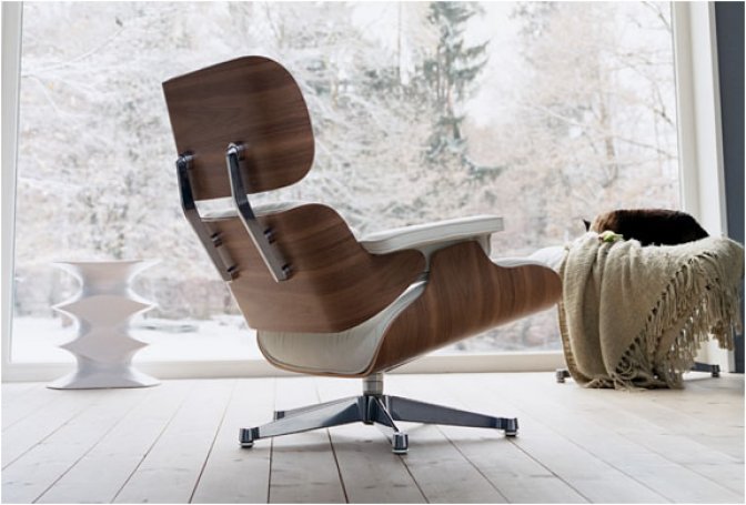 CHARLES & RAY EAMES LOUNGE CHAIR | BY VITRO - Image