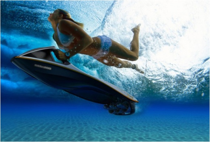 POWERED ELECTRIC BODY BOARD - Image