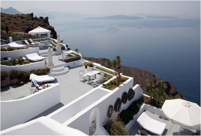IKIES TRADITIONAL HOUSES | SANTORINI GREECE - Image