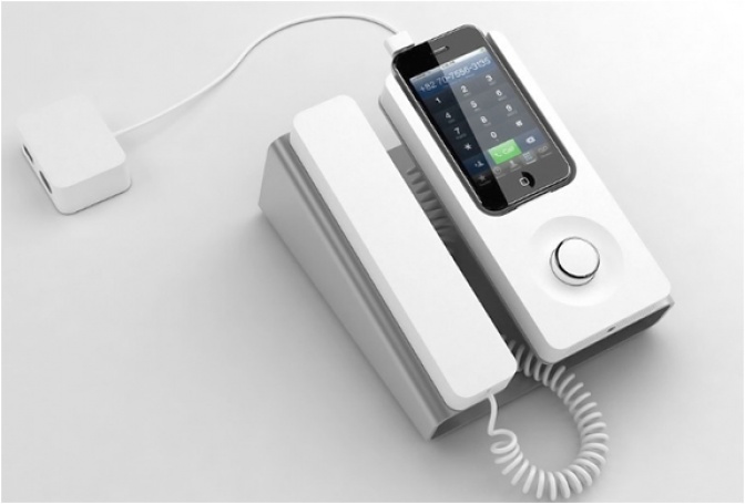 DESK PHONE DOCK | FOR IPHONE - Image