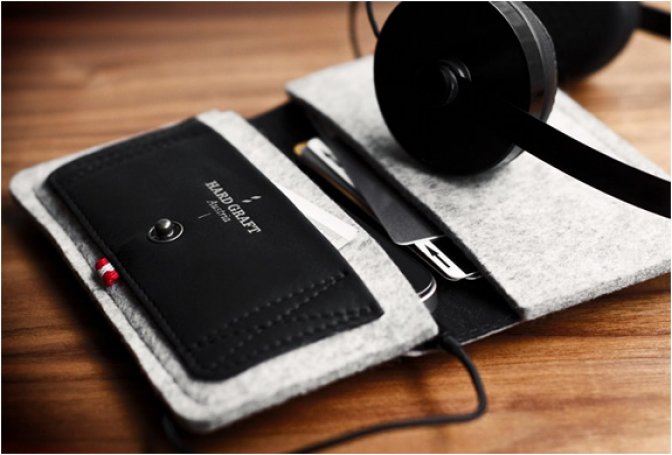 IPHONE FOLD WALLET | BY HARD GRAFT - Image