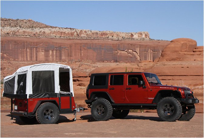 JEEP OFF-ROAD CAMPER TRAILER - Image