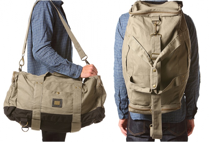 ARMY GREEN DUFFLE BAG | BY OBEY - Image