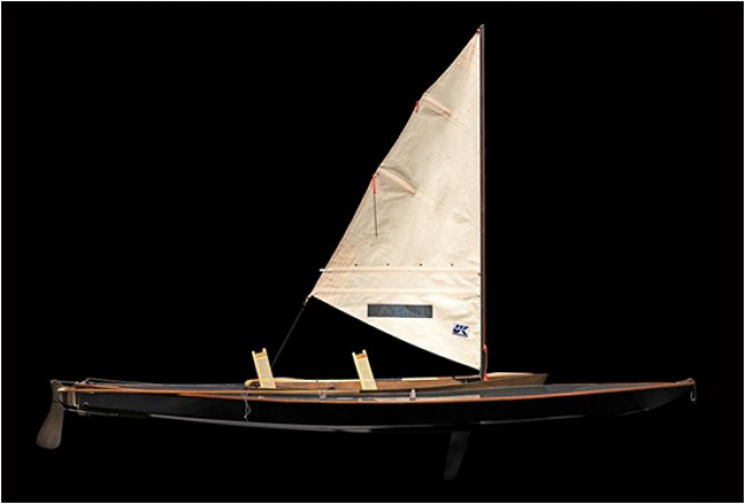BLACK SAILING CANOE | BY CAILLOU BOATS - Image