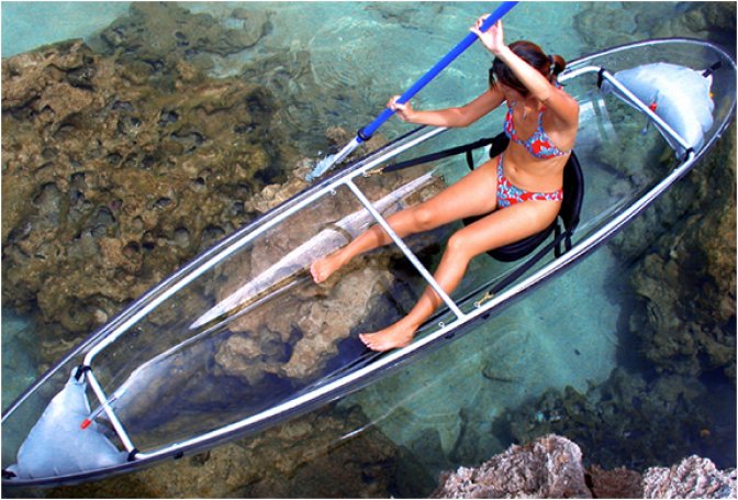 TRANSPARENT KAYAK - Image