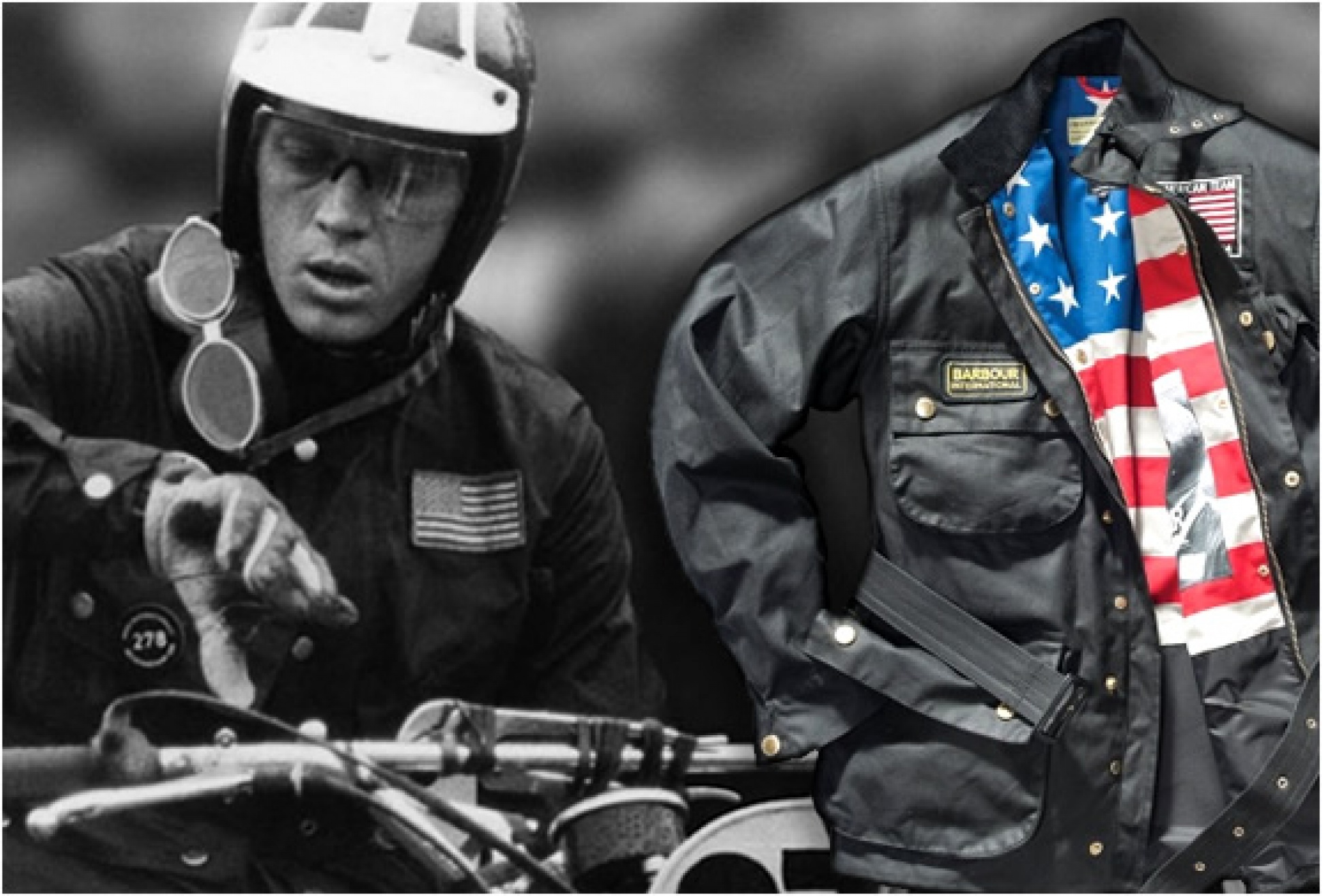 Barbour motorcycle jacket steve mcqueen clearance