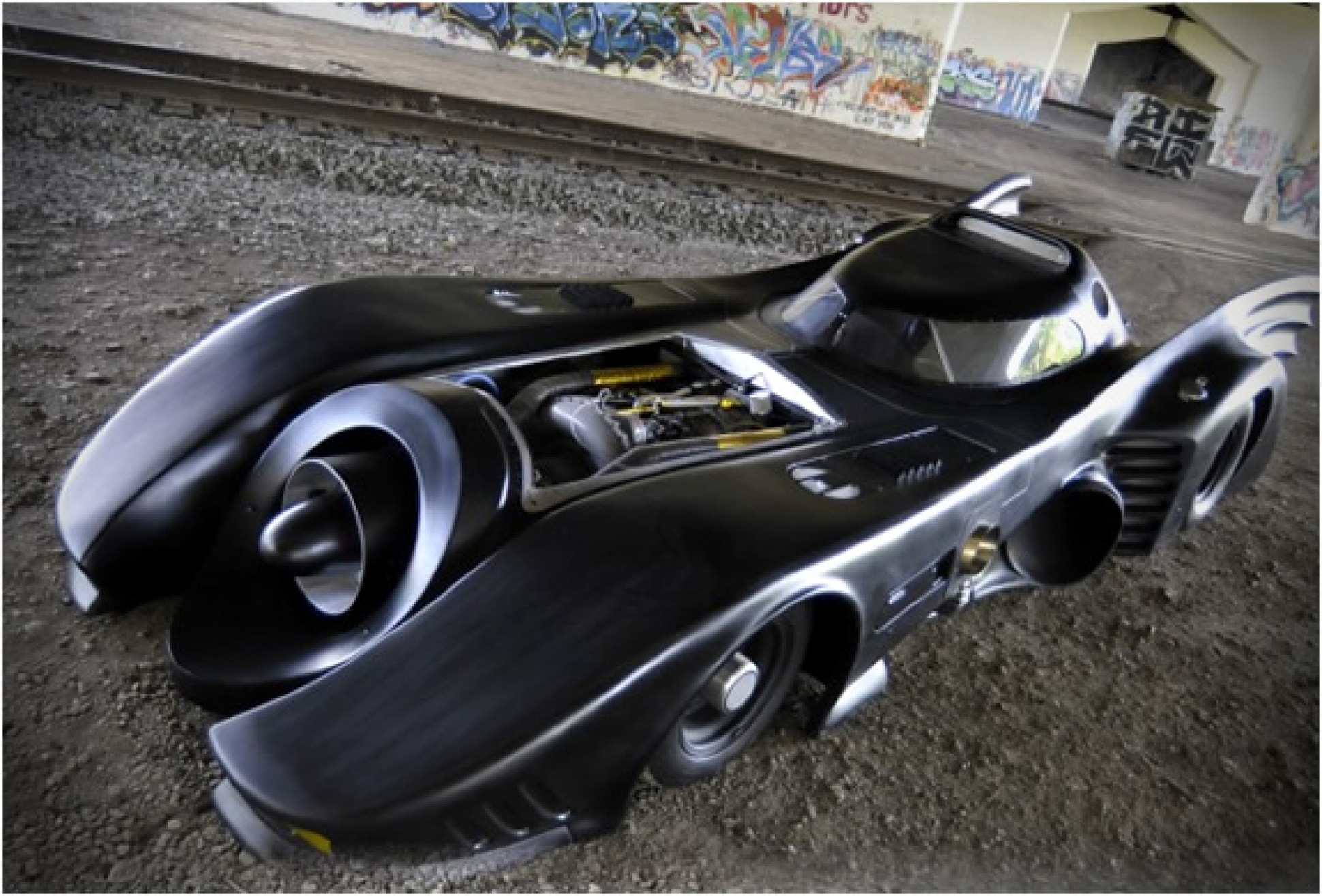 Worlds Only Jet Turbine Powered Batmobile | For Sale | Image