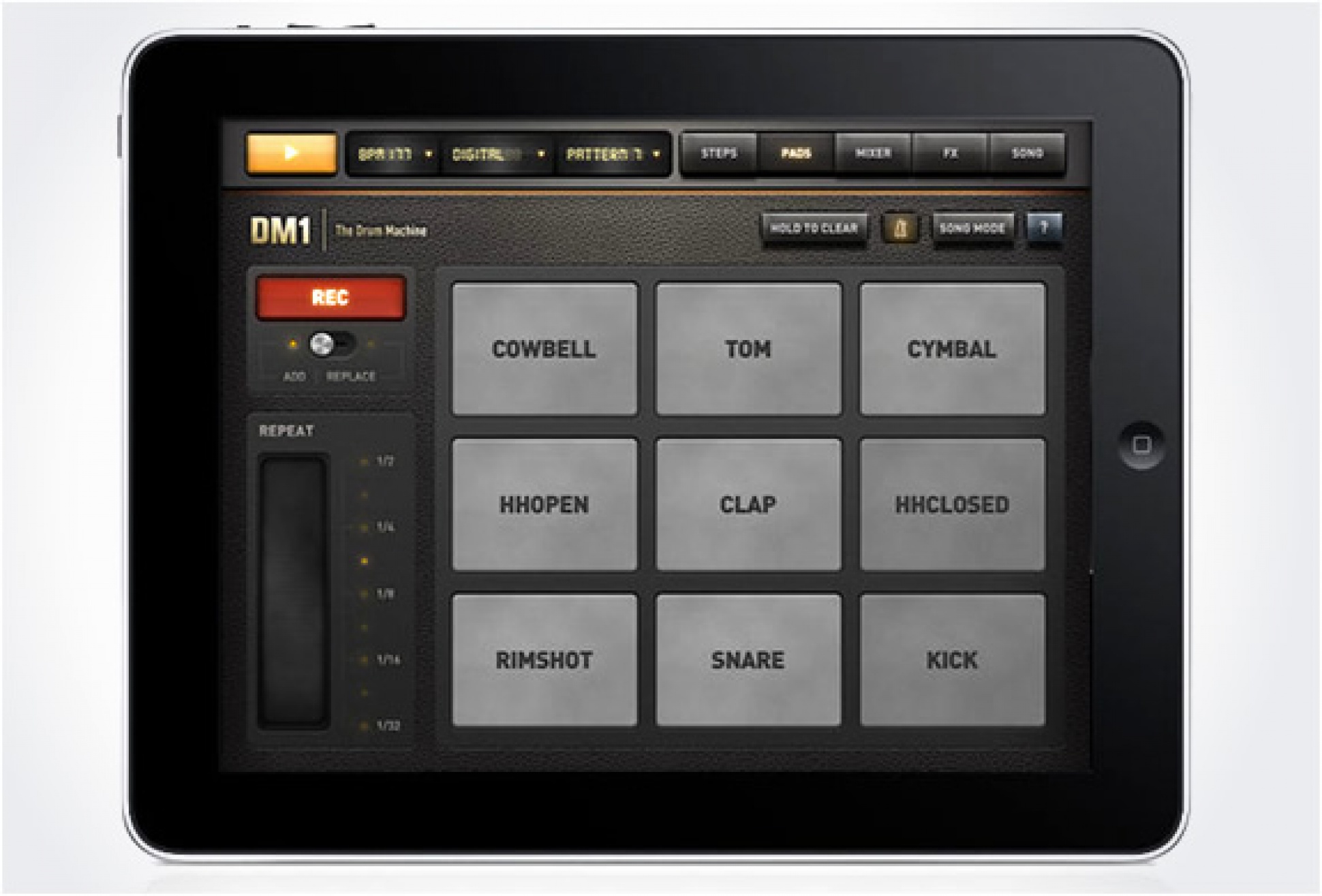 Dm1 Drum Machine App For Ipad | By Fingerlab | Image