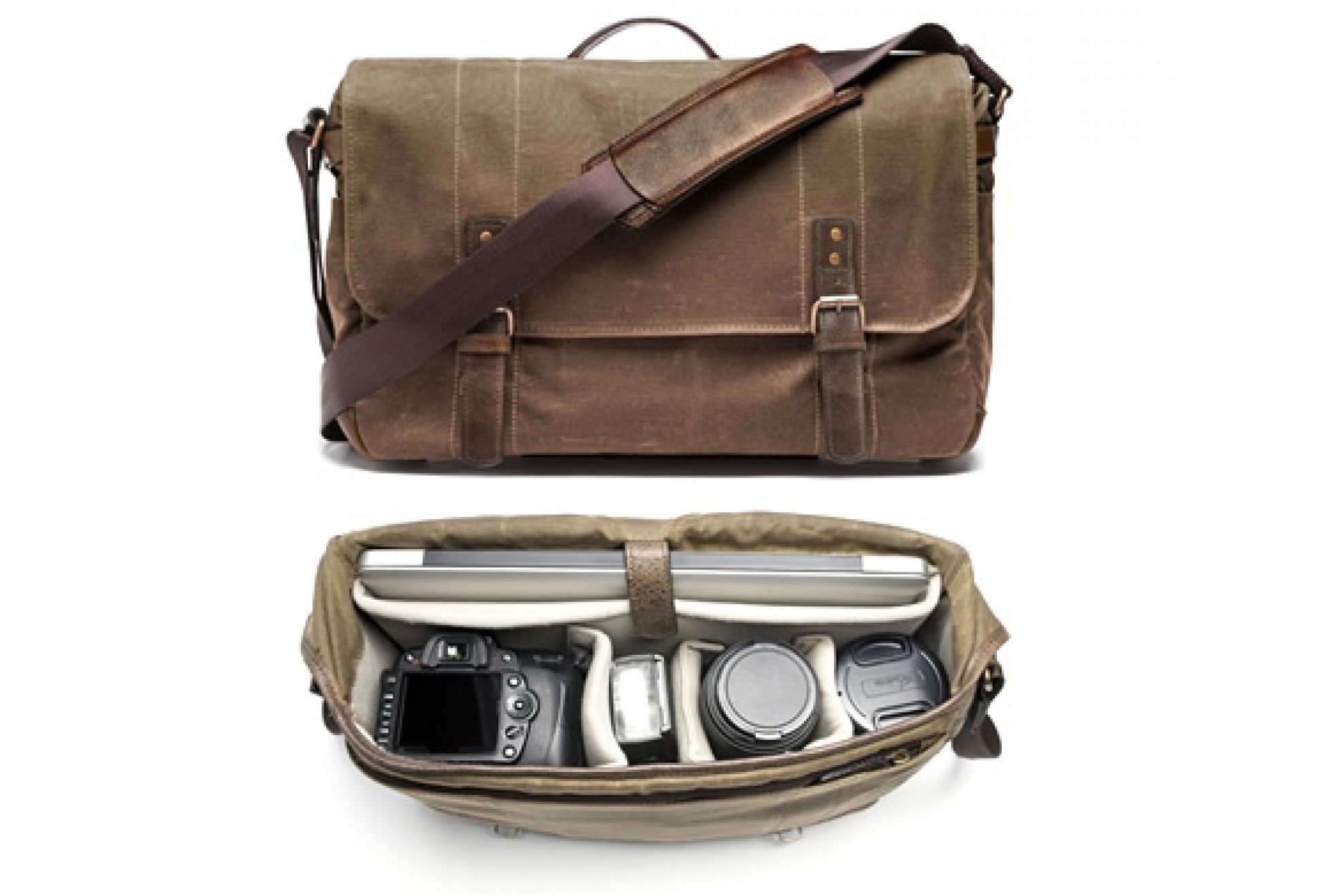 Camera And Laptop Messenger Bag | By Ona Bags | Image
