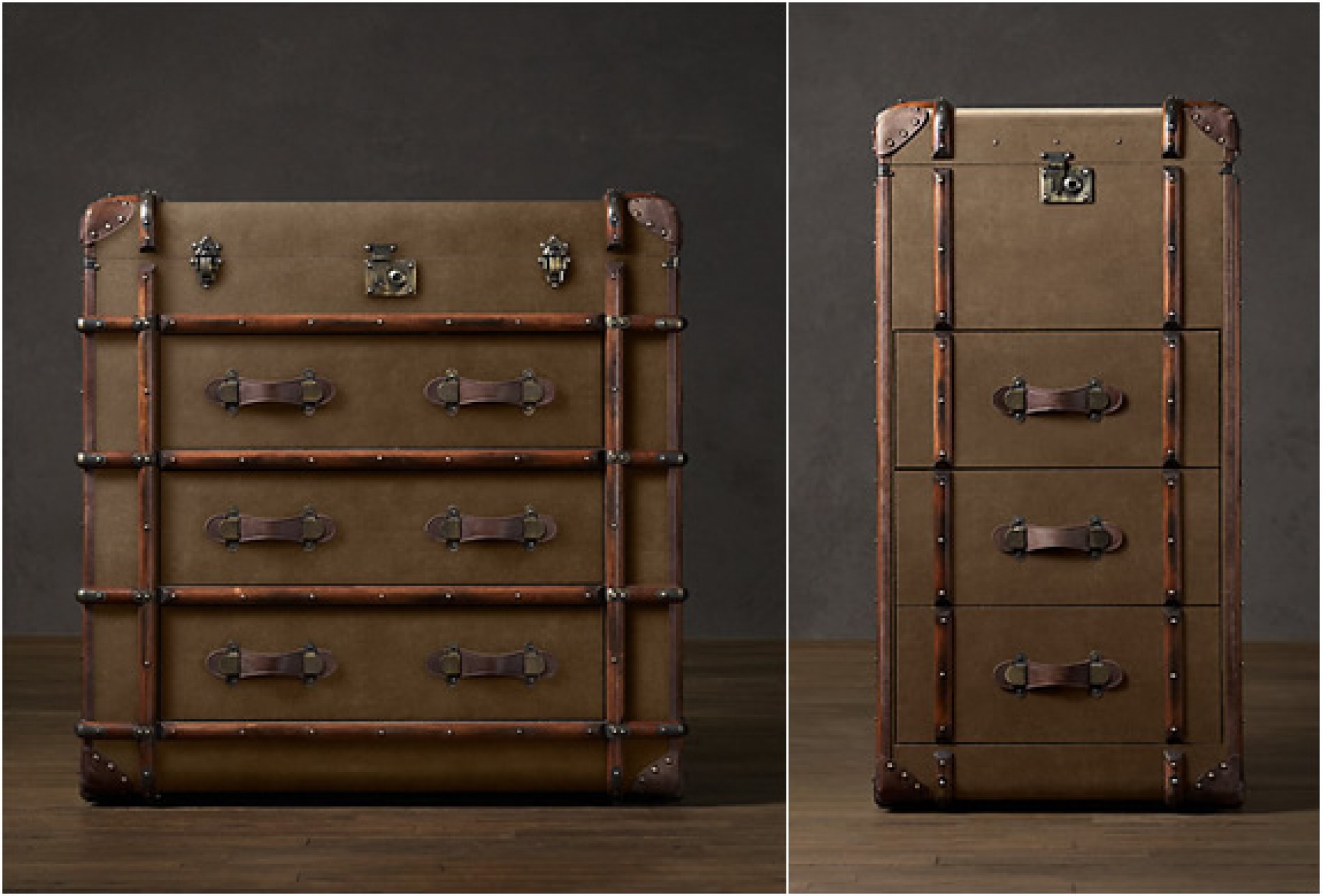 Vintage Trunks | By Restoration Hardware | Image