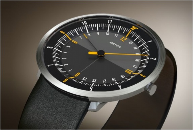 BOTTA DESIGN DUO 24 | DUAL TIME WATCH - Image