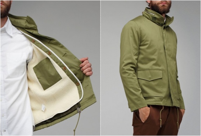 VESTE MILITAIRE CAPUCHE | BY A.P.C. - Image