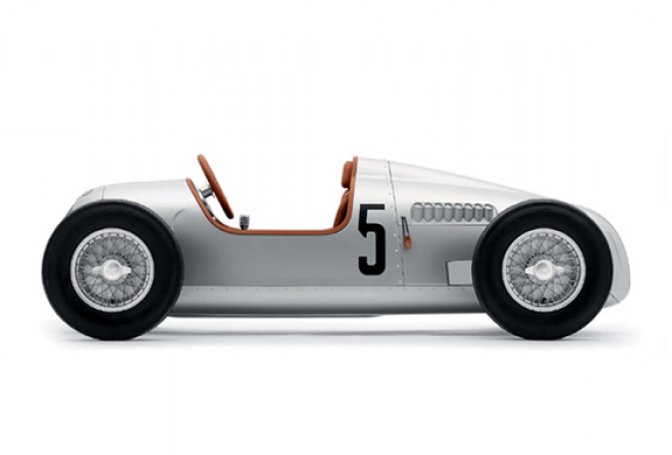AUTO UNION TYPE C 1/2 SCALE PEDAL CAR - Image