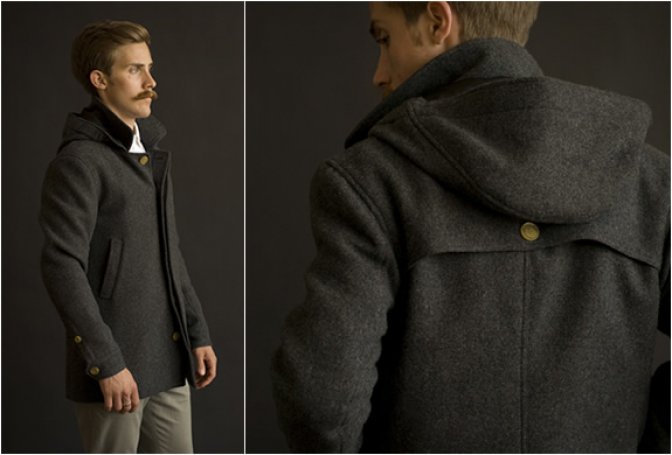 PARKA WOOL COAT | BY BARON WELLS - Image