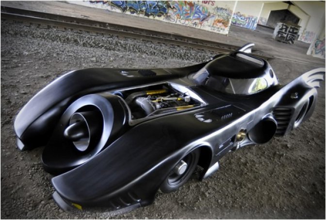 WORLDS ONLY JET TURBINE POWERED BATMOBILE | FOR SALE - Image