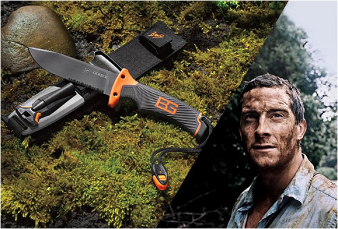 BEAR GRYLLS ULTIMATE SURVIVAL KNIFE | BY GERBER - Image