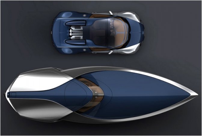 BUGATTI VEYRON SANG BLEU SPEEDBOAT CONCEPT - Image