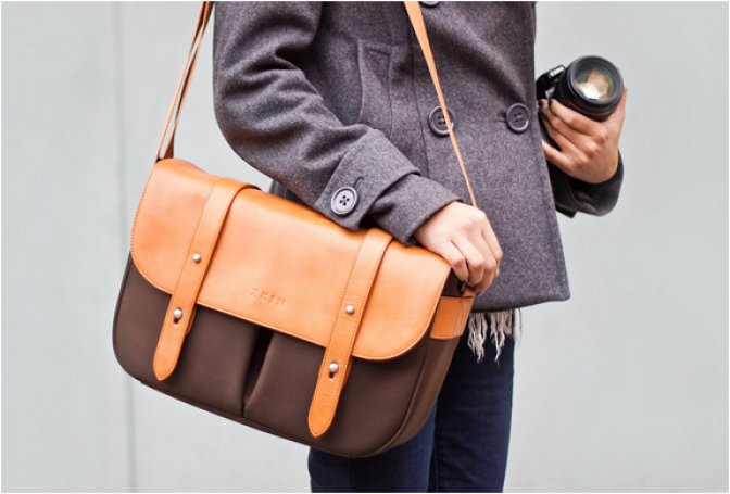 CLASSIC LEATHER CAMERA BAG - Image