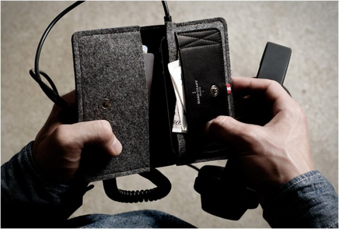PHONE FOLD WALLET | BY HARD GRAFT - Image