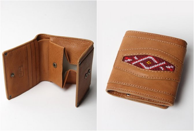 CAMEL LEATHER WALLET | BY HOBO - Image