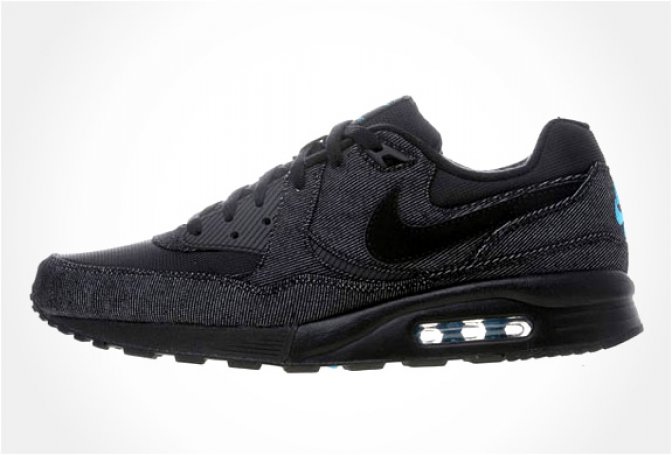 NIKE AIR MAX LIGHT | BLACK/BLUE - Image
