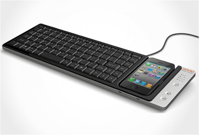WOW KEYS IPHONE KEYBOARD DOCK | BY OMNIO - Image