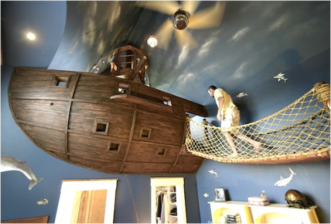 PIRATE SHIP BEDROOM | BY KUHL DESIGN BUILD - Image