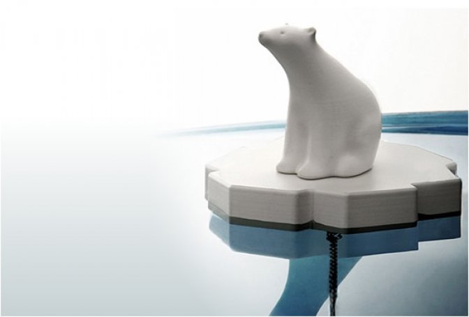 POLAR BEAR DRAIN STOPPER - Image