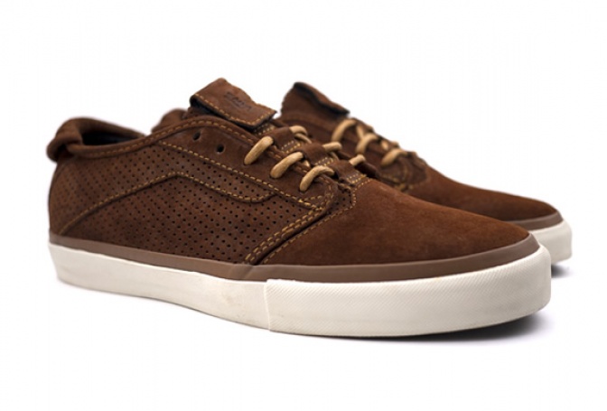 VANS VAULT VELOCITA BROWN SNEAKERS - Image